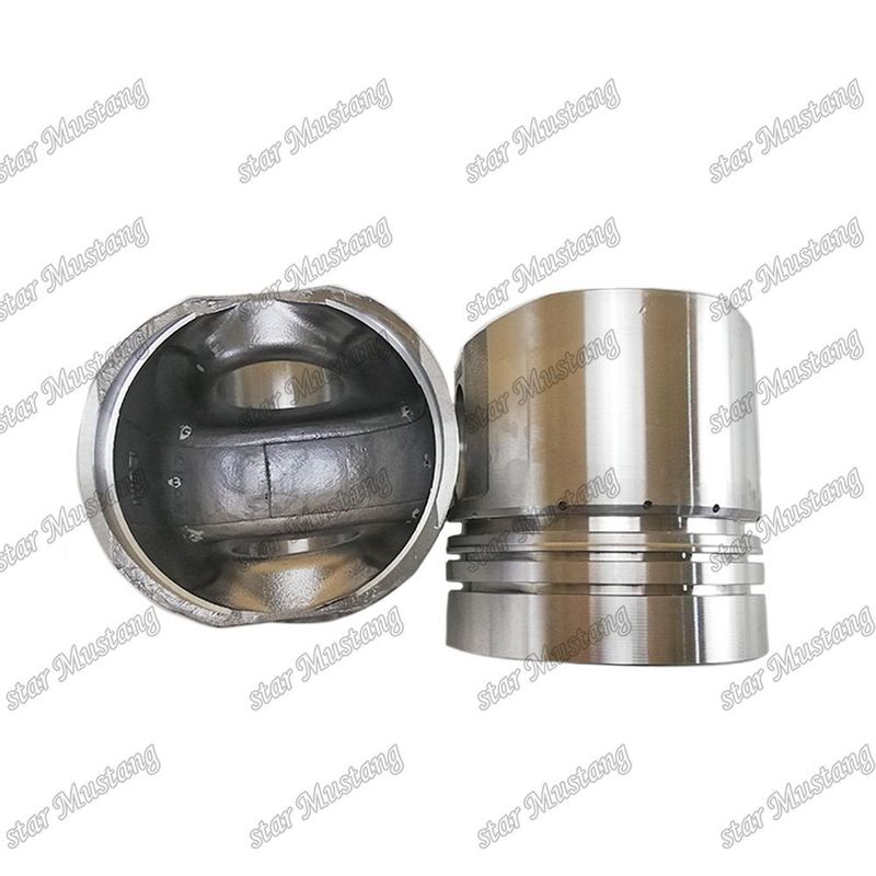 Pisto 6D105-1 Quadrado fundo 6136-31-2112 6136-31-2010 Para peças sobressalentes de motores Kumatsu