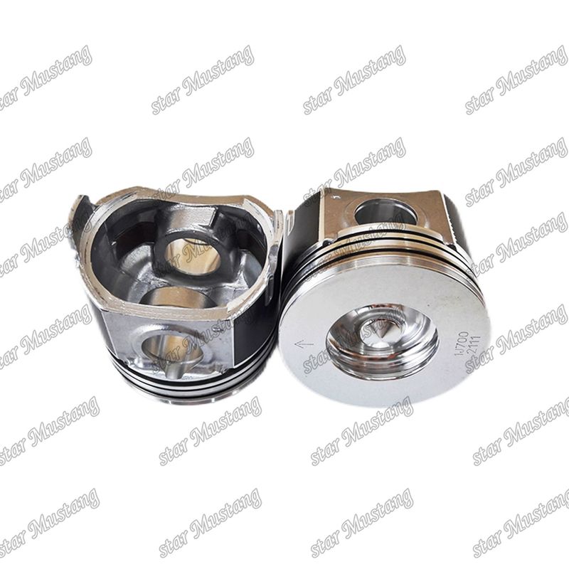 Pisto V2607 CR Câmara de combustão 45,5 mm 1J700-21110 Para peças sobressalentes de motores Kubota