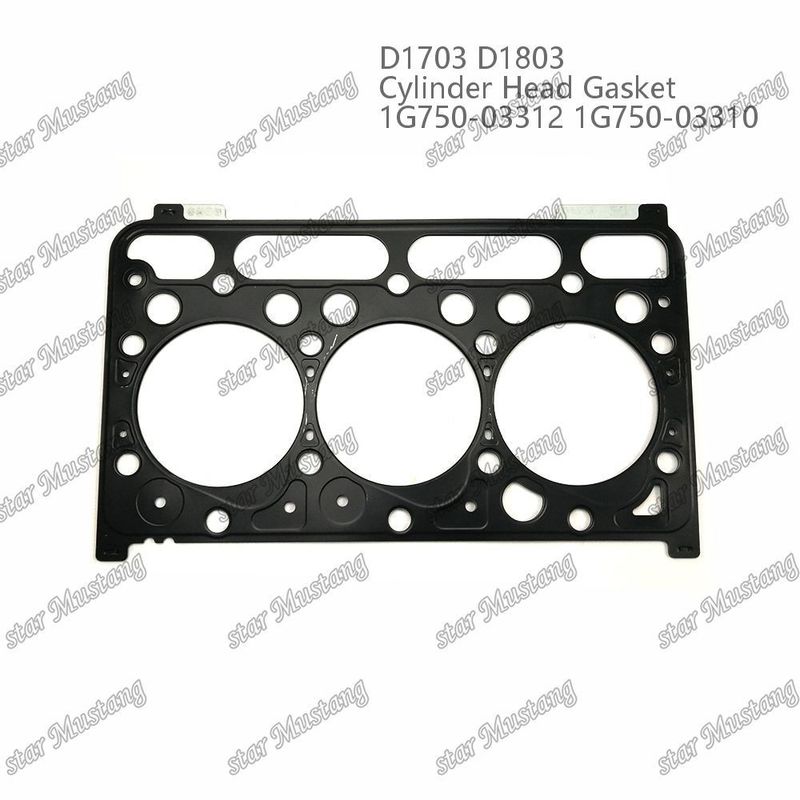 D1703 D1803 Garrafa de cabeça de cilindro Metal 1,20 mm 1G750-03312 1G750-03310 Adequado para motor Kubota
