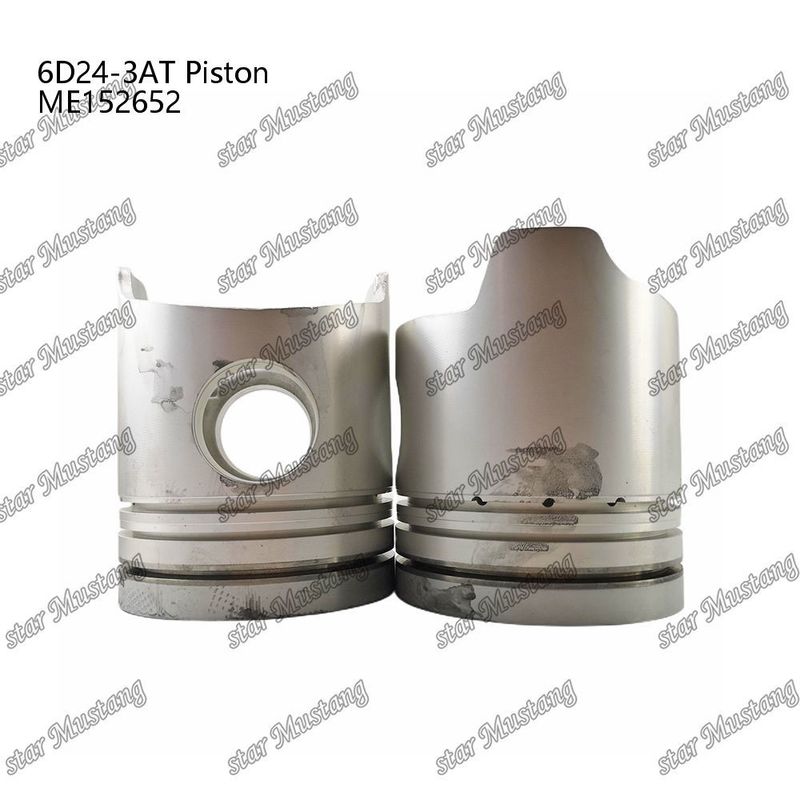 Pisto 6D24-3AT Câmara de combustão semi-anódica 66mm ME152652 Para peças de reposição de motores Mitsubishi