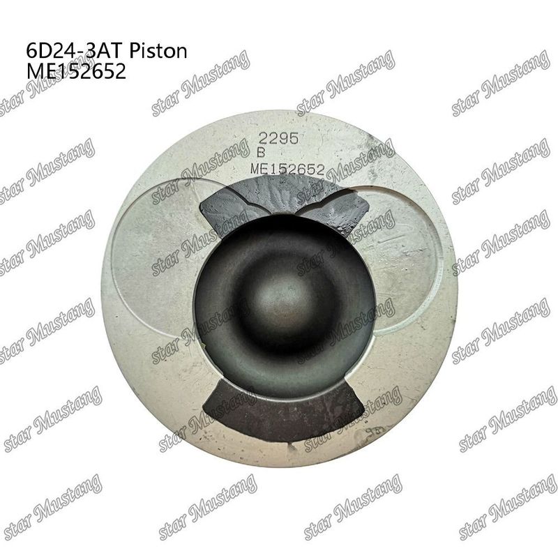 Pisto 6D24-3AT Câmara de combustão semi-anódica 66mm ME152652 Para peças de reposição de motores Mitsubishi