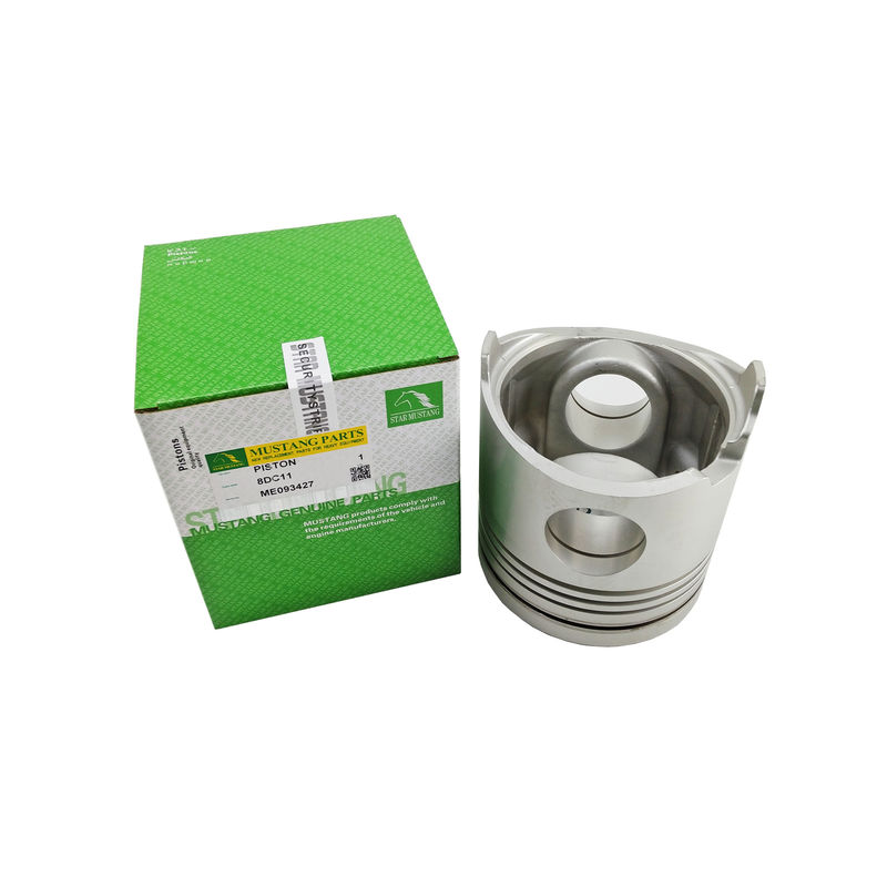 Pisto 8DC11 ME093427 Câmara de combustão 64mm Anel de óleo 4mm Para peças de reposição de motores Mitsubishi