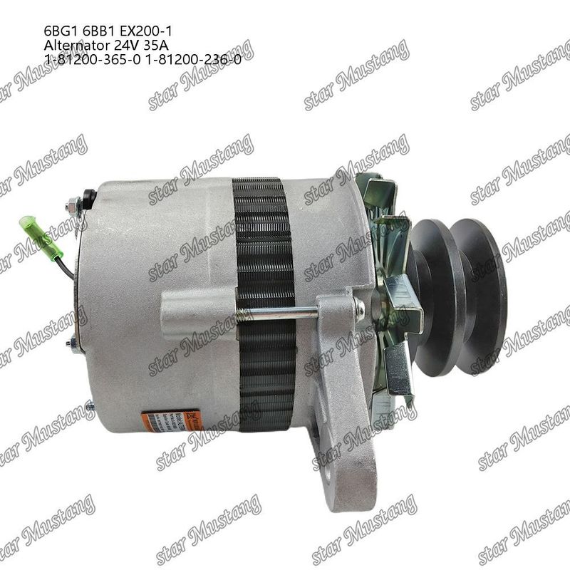 Alternador 6BG1 6BB1 EX200-1 24V 35A 1-81200-365-0 1-81200-236-0