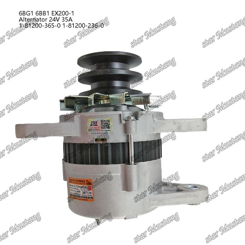 Alternador 6BG1 6BB1 EX200-1 24V 35A 1-81200-365-0 1-81200-236-0