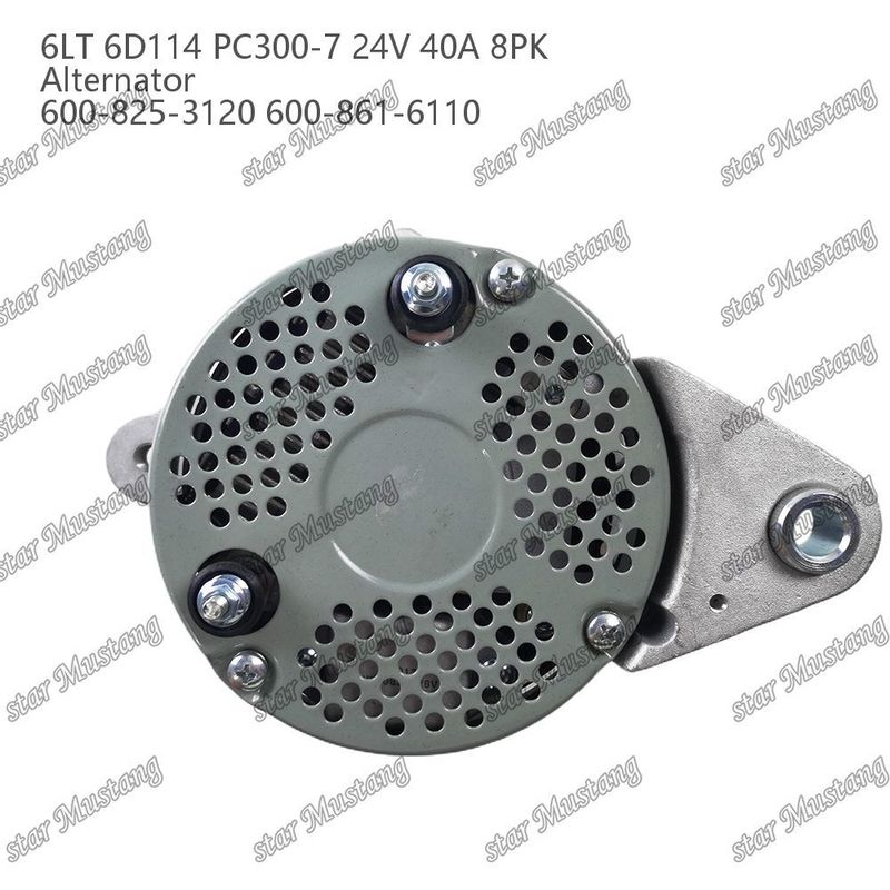 Alternador 6LT 6D114 PC300-7 24V 40A 8PK 600-825-3120 600-861-6110