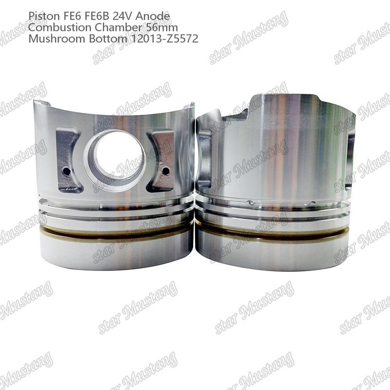Pisto FE6 FE6B 24V Câmara de combustão 56mm Anodo de fundo de cogumelo 12013-Z5572 Para peças de reposição do motor Nissan