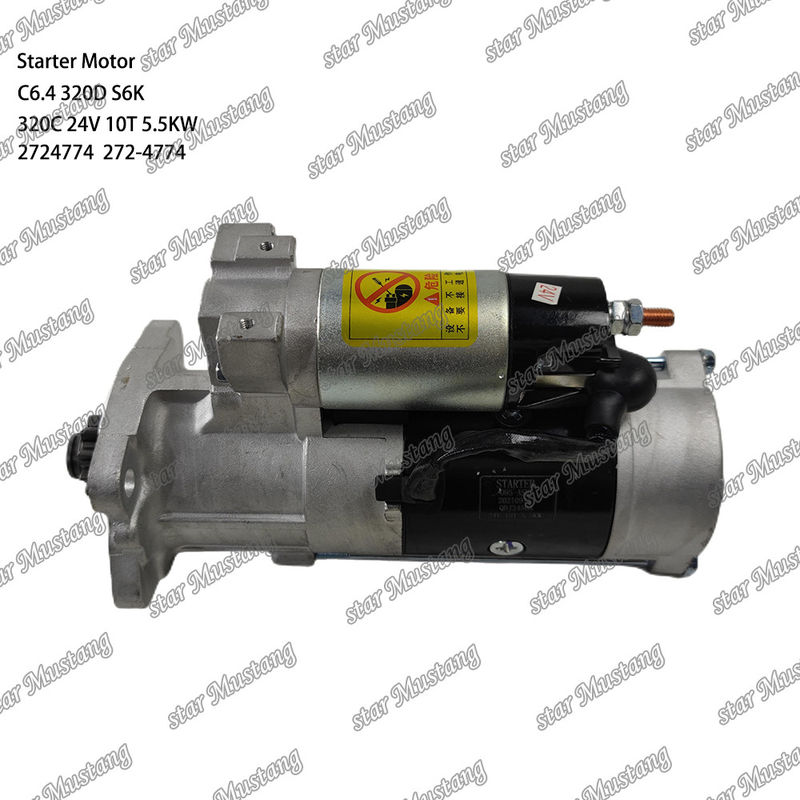 Motor de arranque C6.4 320D S6K 320C 24V 10T 5.5KW 2724774 272-4774 Para peças sobressalentes do motor Caterpillar