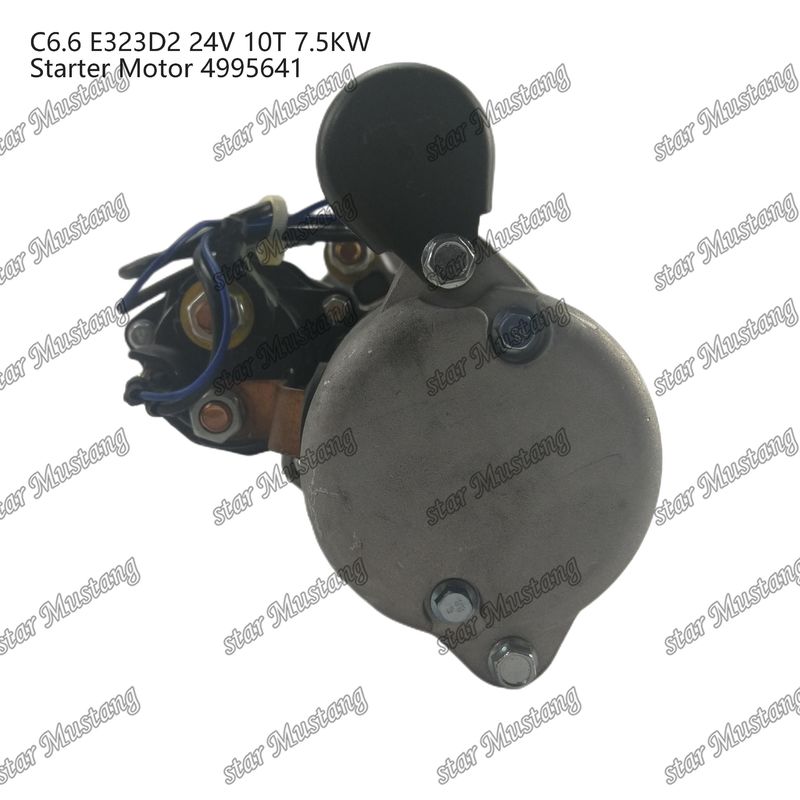Motor de arranque do motor C6.6 E323D2 24V 10T 7.5KW 4995641 Para peças sobressalentes do motor Caterpillar