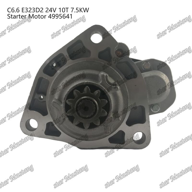 Motor de arranque do motor C6.6 E323D2 24V 10T 7.5KW 4995641 Para peças sobressalentes do motor Caterpillar