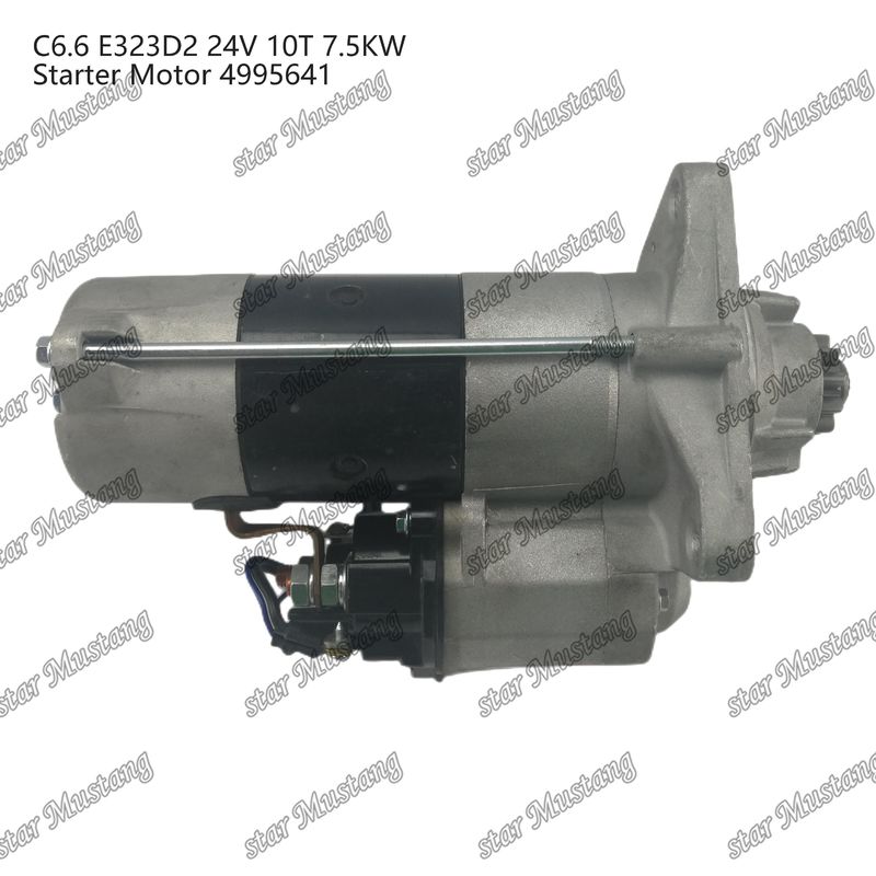 Motor de arranque do motor C6.6 E323D2 24V 10T 7.5KW 4995641 Para peças sobressalentes do motor Caterpillar