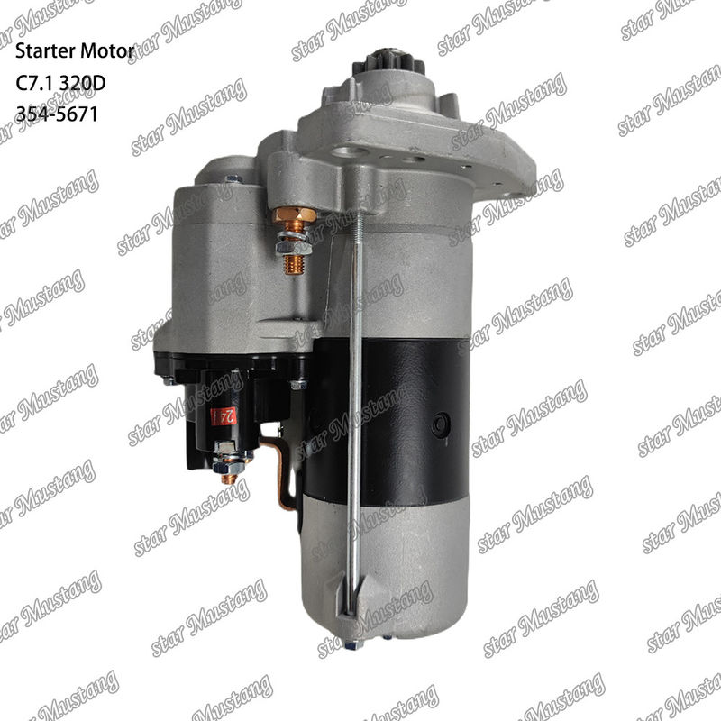 Motor de arranque C7.1 320D 24V 10T 7,5 kW 354-5671 Para peças sobressalentes do motor Caterpillar