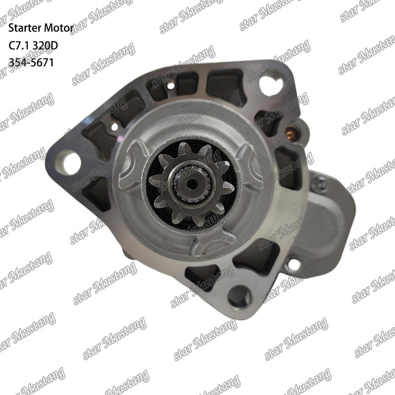 Motor de arranque C7.1 320D 24V 10T 7,5 kW 354-5671 Para peças sobressalentes do motor Caterpillar