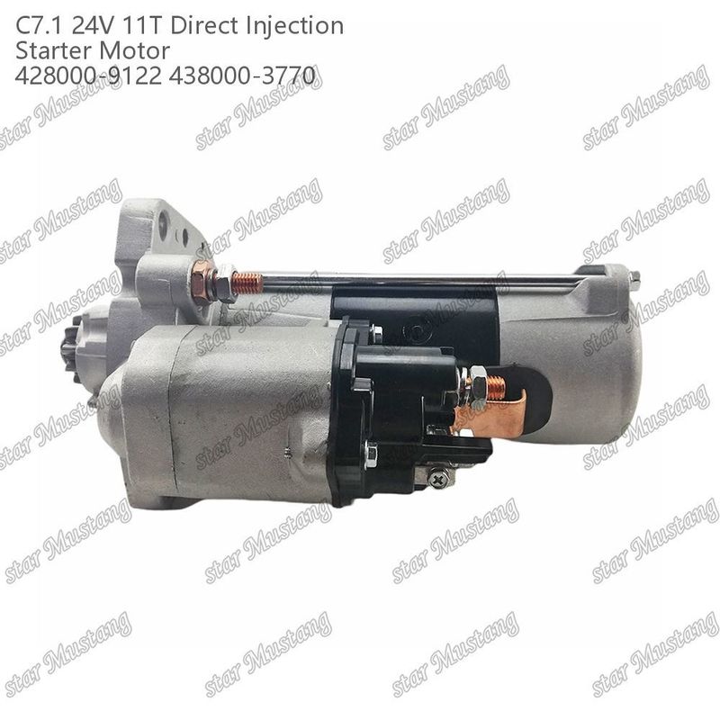 Motor de arranque do motor C7.1 DI Tipo 24V 11T 428000-9122 438000-3770 Para peças sobressalentes do motor Caterpillar