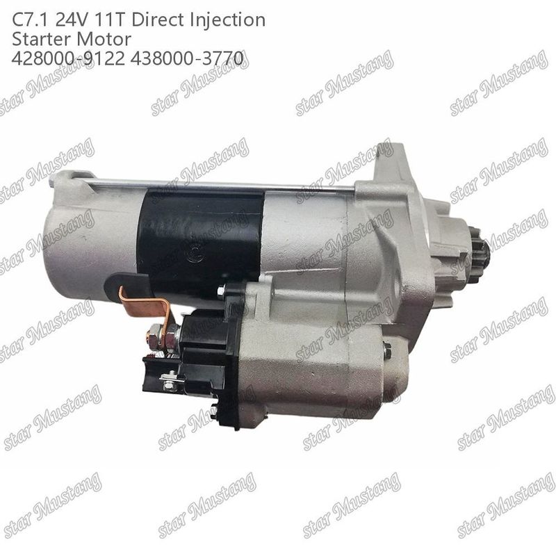 Motor de arranque do motor C7.1 DI Tipo 24V 11T 428000-9122 438000-3770 Para peças sobressalentes do motor Caterpillar