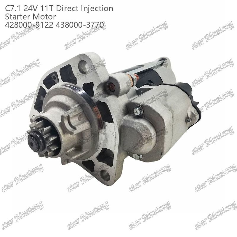 Motor de arranque do motor C7.1 DI Tipo 24V 11T 428000-9122 438000-3770 Para peças sobressalentes do motor Caterpillar