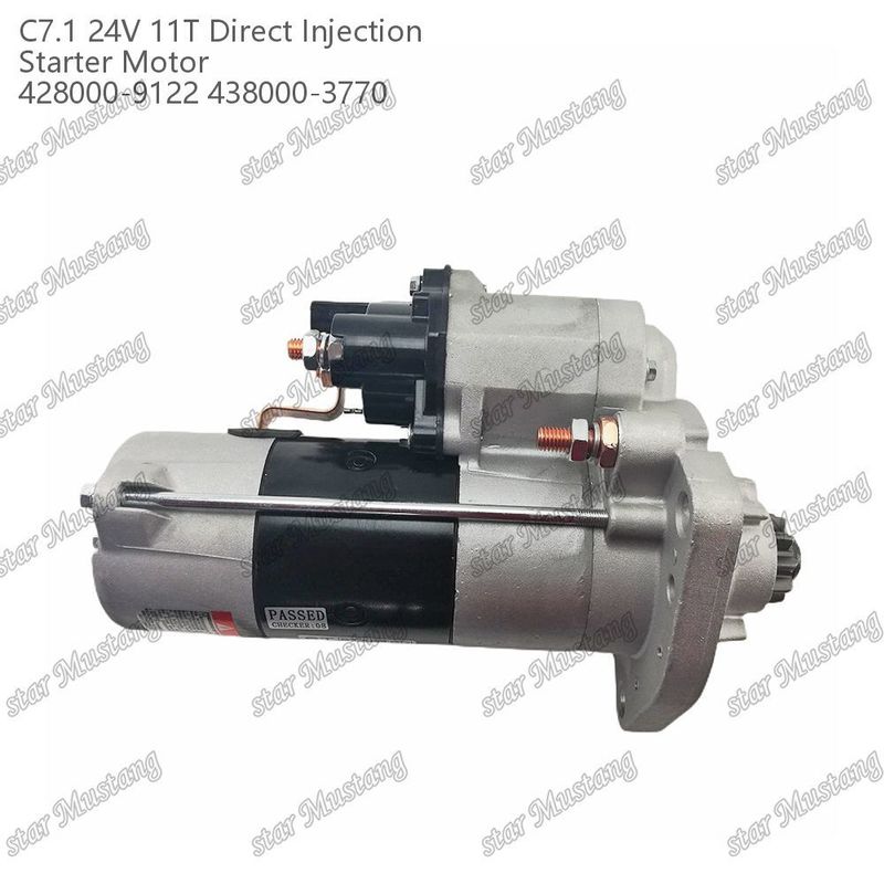 Motor de arranque do motor C7.1 DI Tipo 24V 11T 428000-9122 438000-3770 Para peças sobressalentes do motor Caterpillar
