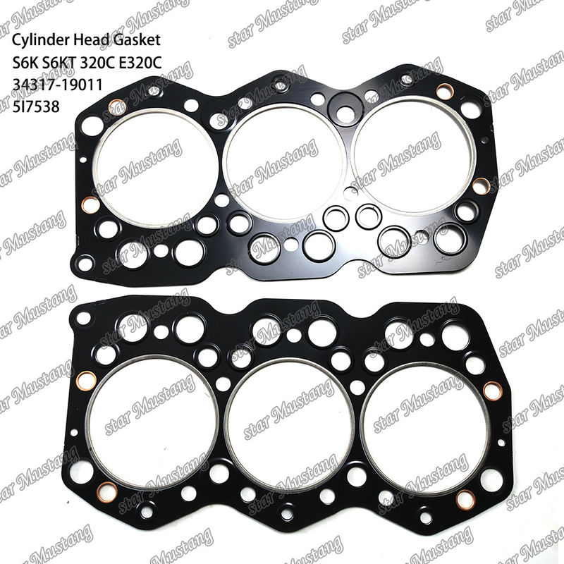 Garrafa de cabeça de cilindro S6K S6KT 320C E320C 34317-19011 5I7538 Para peças sobressalentes de motores Caterpillar