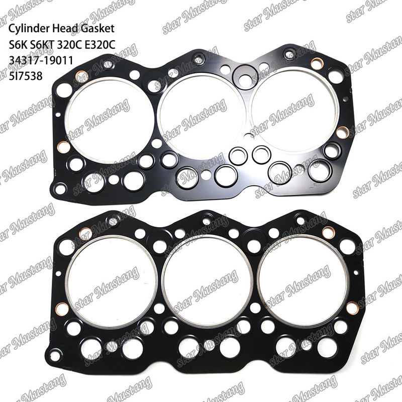 Garrafa de cabeça de cilindro S6K S6KT 320C E320C 34317-19011 5I7538 Para peças sobressalentes de motores Caterpillar