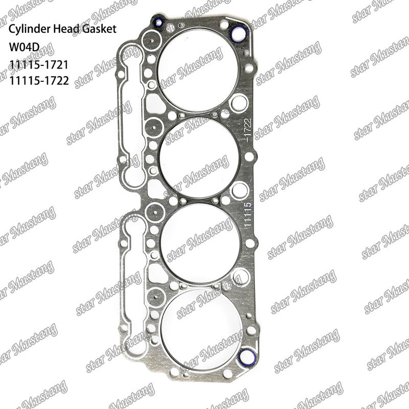 Garrafa da cabeça do cilindro W04D 11115-1721 11115-1722 Para peças sobressalentes de motores HINO