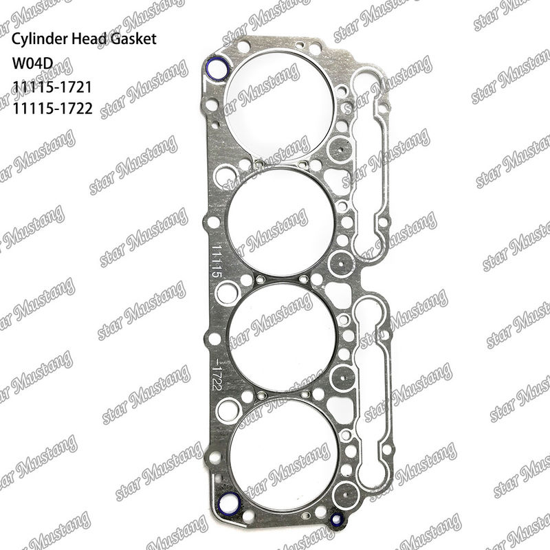 Garrafa da cabeça do cilindro W04D 11115-1721 11115-1722 Para peças sobressalentes de motores HINO