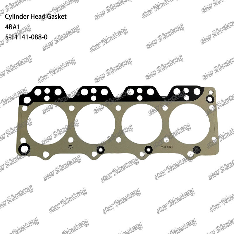 Garrafa da cabeça do cilindro 4BA1 Metal 5-11141-088-0 Para peças sobressalentes do motor ISUZU