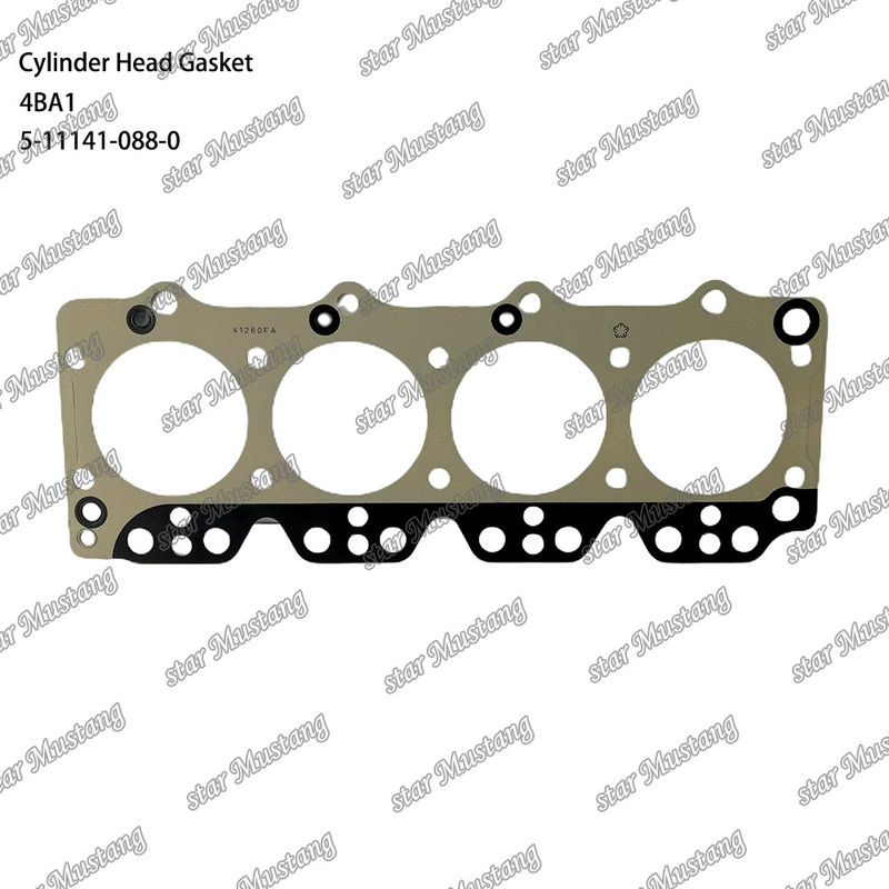 Garrafa da cabeça do cilindro 4BA1 Metal 5-11141-088-0 Para peças sobressalentes do motor ISUZU