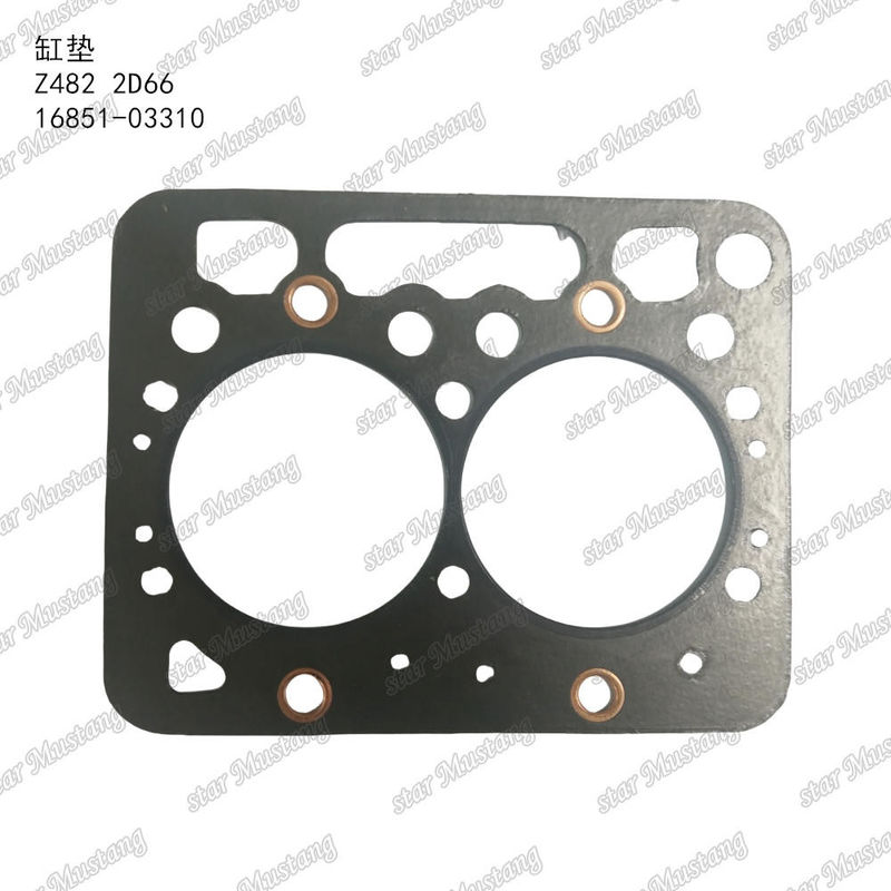 Z482 2D66 Asbestos de carcaça de cabeça de cilindro Tipo antigo 16851-03310 Adequado para motor Kubota
