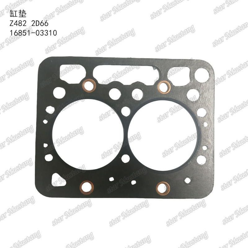 Z482 2D66 Asbestos de carcaça de cabeça de cilindro Tipo antigo 16851-03310 Adequado para motor Kubota