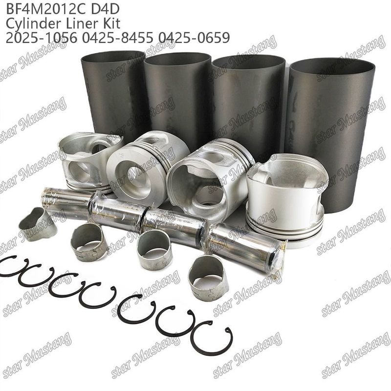 Kit de pistões do motor para veículos pesados BF4M2012C D4D 2025-1056 0425-8455 0425-0659