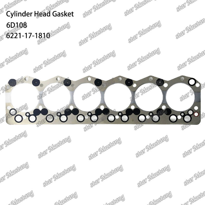 Garrafa de cilindro 6D108 6221-17-1810 6221-11-1811 Para peças sobressalentes de motores KUMATSU