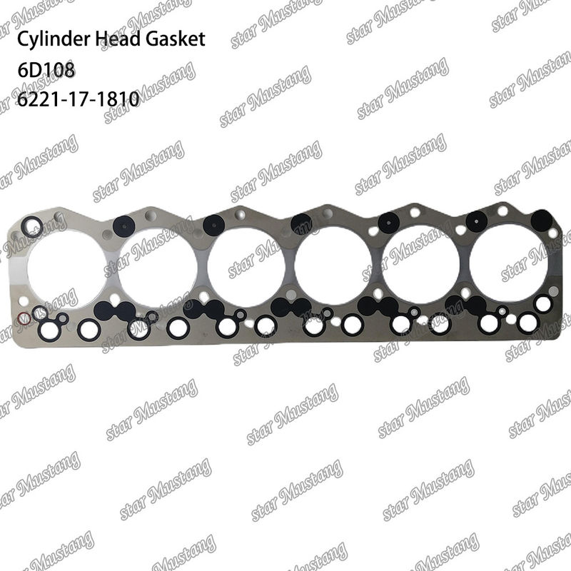 Garrafa de cilindro 6D108 6221-17-1810 6221-11-1811 Para peças sobressalentes de motores KUMATSU