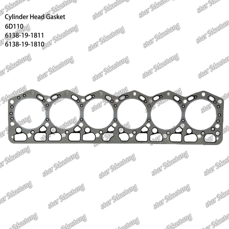 Garrafa de cilindro 6D110 6138-19-1811 6138-19-1810 Para peças sobressalentes de motores KUMATSU