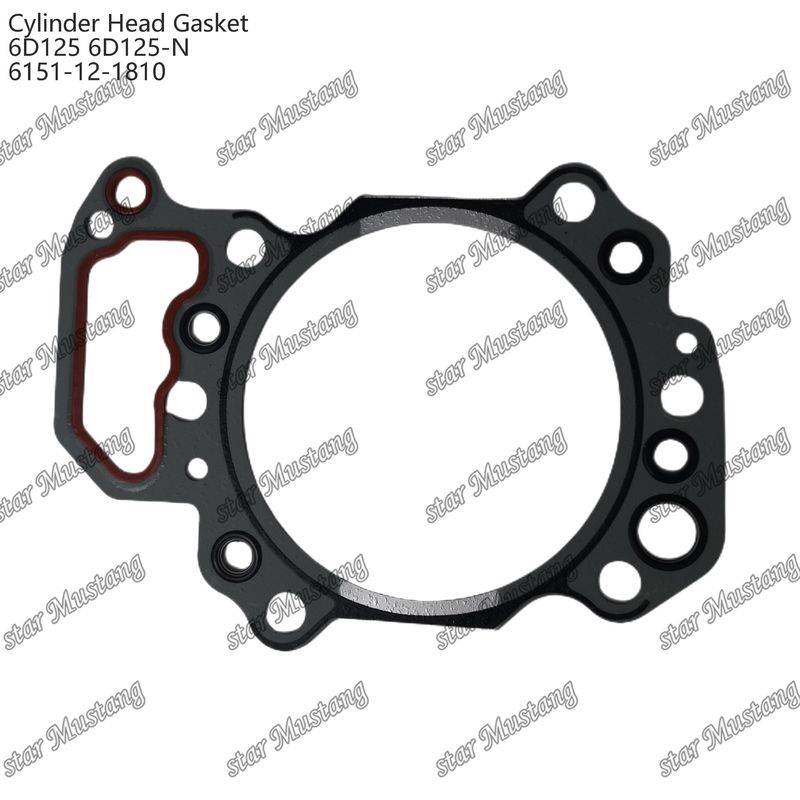 Garrafa de cilindro 6D125 6D125-N 6151-12-1810 Para peças sobressalentes de motores KUMATSU