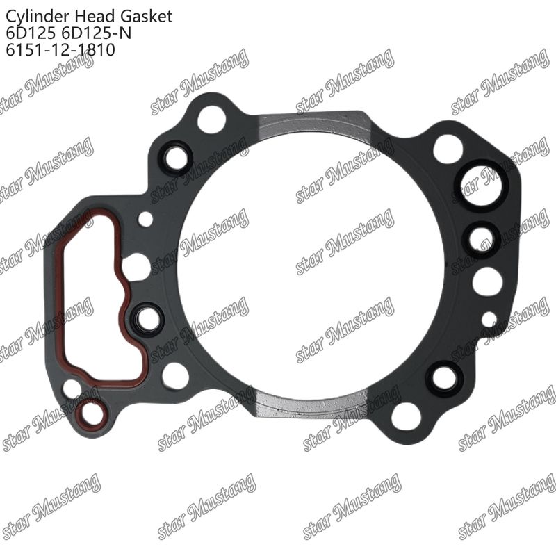 Garrafa de cilindro 6D125 6D125-N 6151-12-1810 Para peças sobressalentes de motores KUMATSU