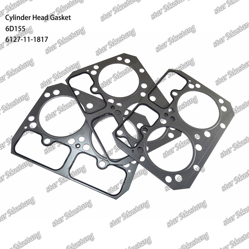 Garrafa de cabeça de cilindro 6D155 Metal 6127-11-1817 Para peças sobressalentes do motor KUMATSU