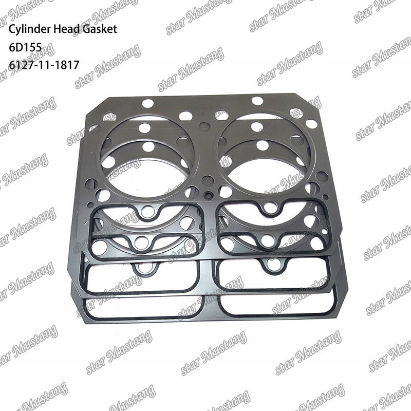 Garrafa de cabeça de cilindro 6D155 Metal 6127-11-1817 Para peças sobressalentes do motor KUMATSU