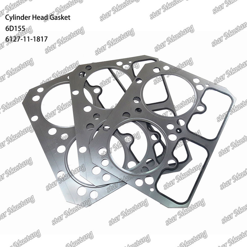 Garrafa de cabeça de cilindro 6D155 Metal 6127-11-1817 Para peças sobressalentes do motor KUMATSU