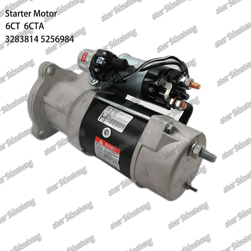 6CT 6CTA Motor de arranque de motor 24V 12T 3283814 3415537 5256984 Para peças sobressalentes de motores CUMMINS