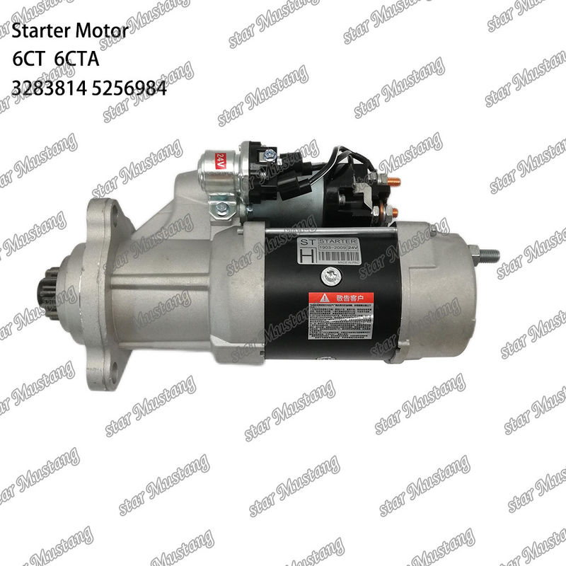 6CT 6CTA Motor de arranque de motor 24V 12T 3283814 3415537 5256984 Para peças sobressalentes de motores CUMMINS