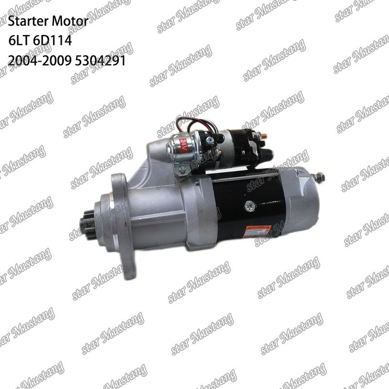 6LT 6D114 PC300-8 Motor de arranque 24V 12T 8,5KW 2004-2009 02T911023 5256984 5304291 Para peças sobressalentes de motores CUMMINS