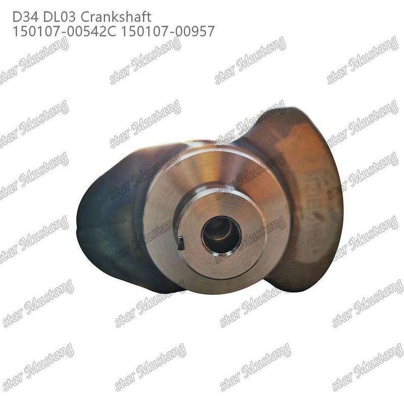 Crankshaft D34 DL03 150107-00542C 150107-00957 Adequado para peças sobressalentes do motor Doosan