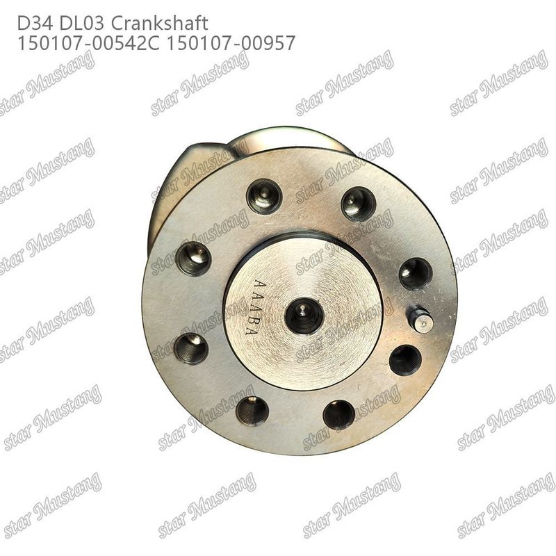 Crankshaft D34 DL03 150107-00542C 150107-00957 Adequado para peças sobressalentes do motor Doosan
