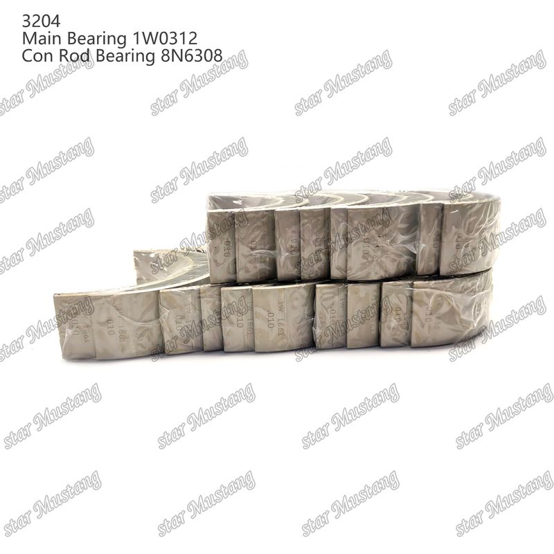 Rolamentos principais e rolamentos de apoio 3204 0.25 1W1661 STD 1W0312 8N6308 para motores Caterpillar