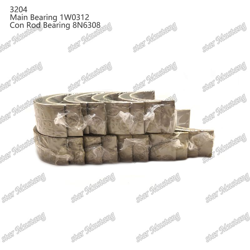 Rolamentos principais e rolamentos de apoio 3204 0.25 1W1661 STD 1W0312 8N6308 para motores Caterpillar