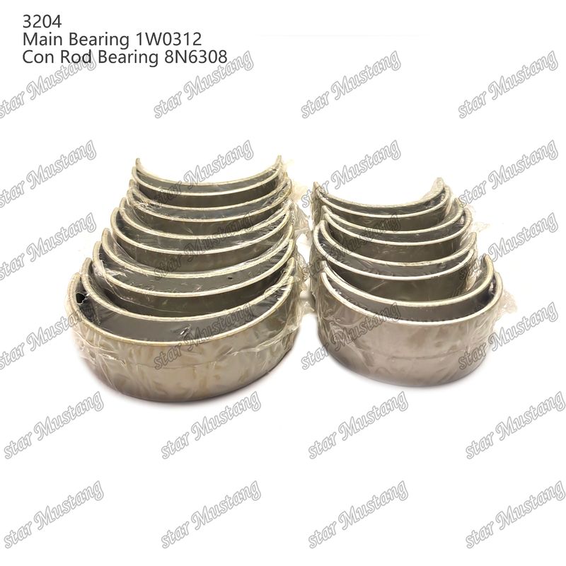 Rolamentos principais e rolamentos de apoio 3204 0.25 1W1661 STD 1W0312 8N6308 para motores Caterpillar