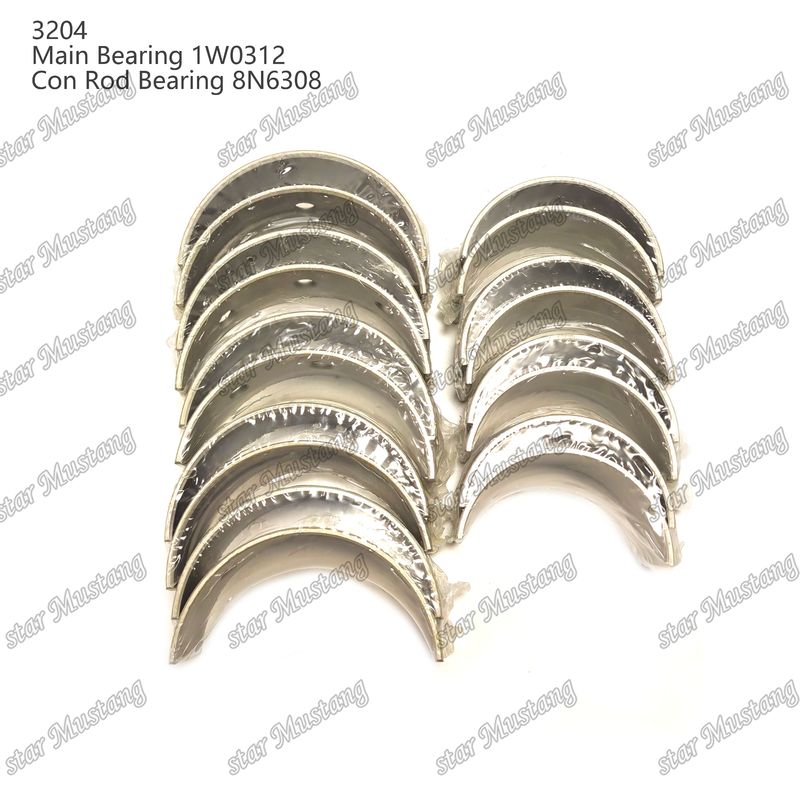 Rolamentos principais e rolamentos de apoio 3204 0.25 1W1661 STD 1W0312 8N6308 para motores Caterpillar