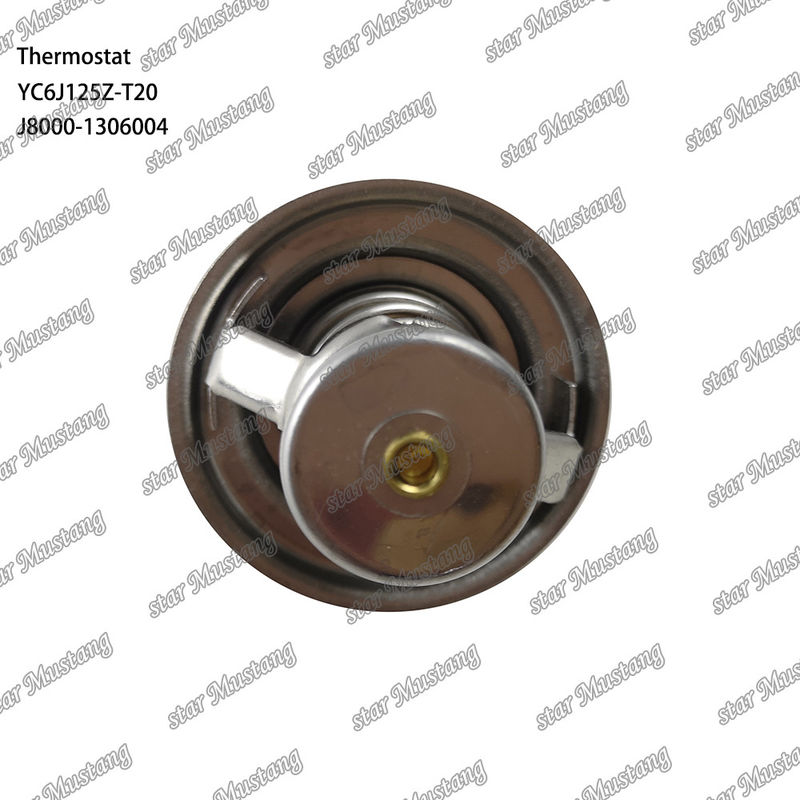 Termostato YC6J125Z-T20 J8000-1306004 75°C Parte do motor com estrutura integrada e 6 meses
