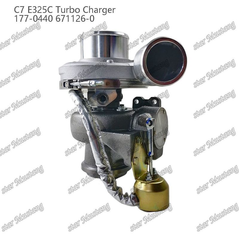 Turbocompressor C7 E325C 177-0440 671126-0 Parte do motor com estrutura integral e 6 meses