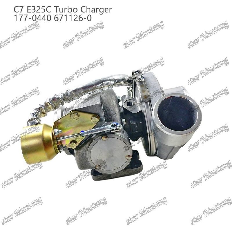 Turbocompressor C7 E325C 177-0440 671126-0 Parte do motor com estrutura integral e 6 meses