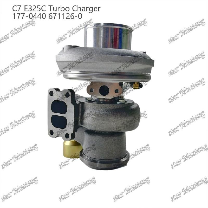Turbocompressor C7 E325C 177-0440 671126-0 Parte do motor com estrutura integral e 6 meses